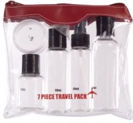 7 Piece Air Travel Bottle Set