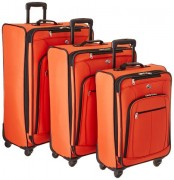 Orange Luggage 3 piece set