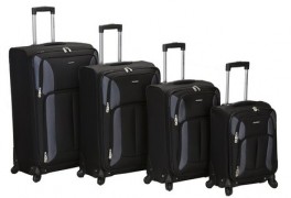 Rockland Luggage Impact Spinner 4 Piece Luggage Set