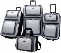 US Traveler New Yorker 4 Piece Luggage Set Expandable US Traveler New Yorker 4 Piece Luggage Set Expandable